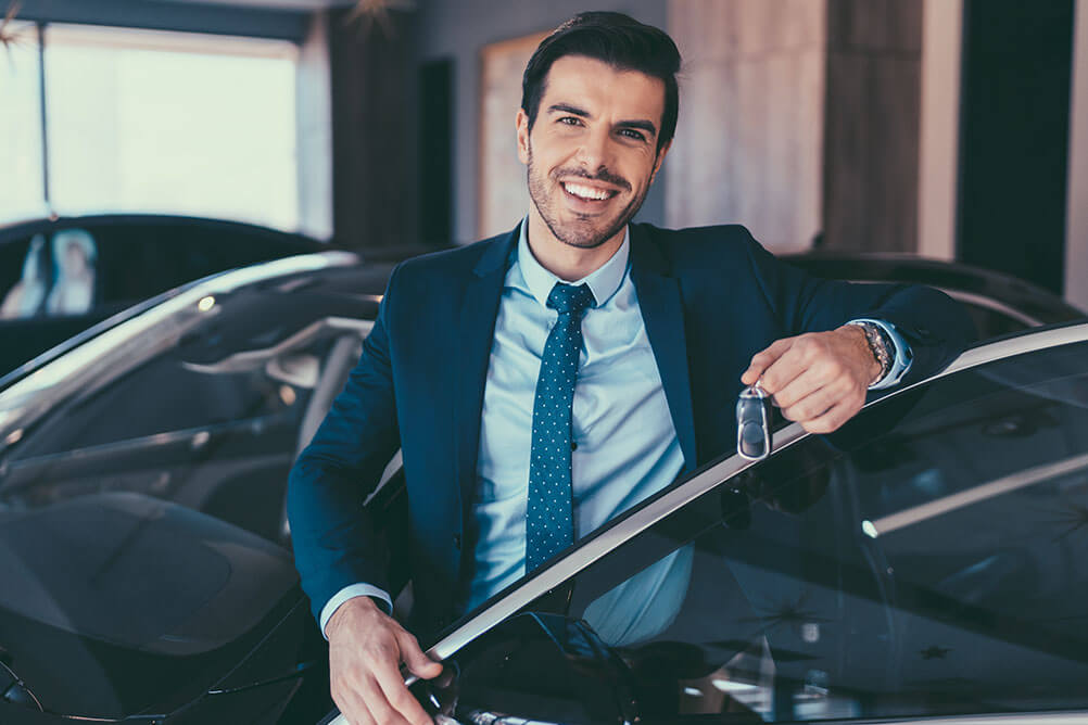 Win the lottery and buy a luxury car Win the lottery and buy a luxury car