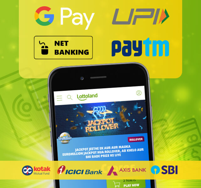 Great payment methods: Deposit with Netbanking, Paytm, GPay, and others!