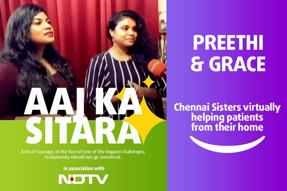 Chennai sisters assisting infected patients from their home