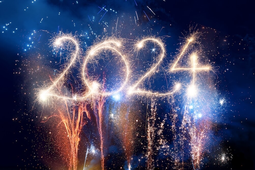 Baccarat 2024 displayed in fireworks